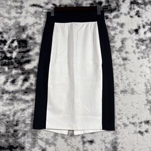 Armani Exchange Skirt‎ Womens Size Small Two Tone Rear Split Hem Office Career